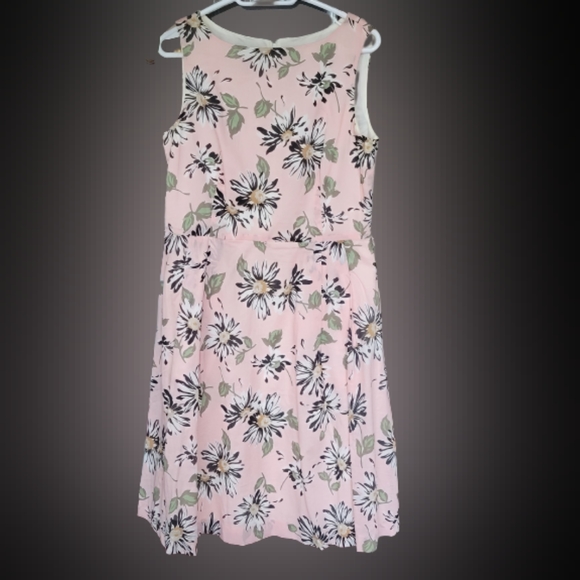 🌟Host Pick🌟 Anne Klein A-Line Print Cotton Floral Dress Size 12 - Picture 2 of 14